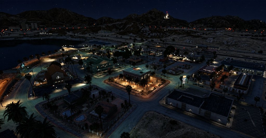 Los Santos gece manzarası
